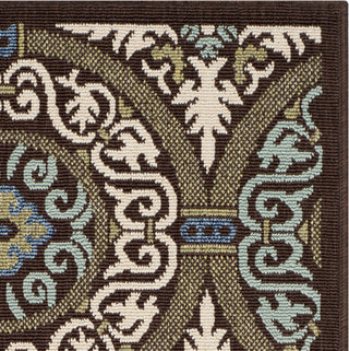 Safavieh Veranda VER055 Chocolate/Cream Area Rug 