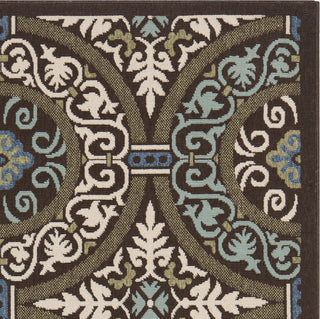 Safavieh Veranda VER055 Chocolate/Cream Area Rug 