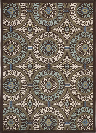 Safavieh Veranda VER055 Chocolate/Cream Area Rug 