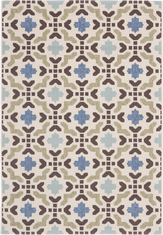 Safavieh Veranda VER080 Cream/Aqua Area Rug 