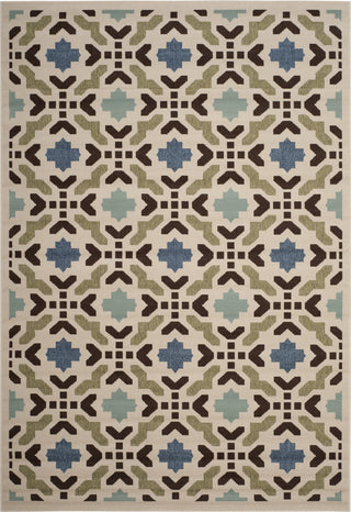 Safavieh Veranda VER080 Cream/Aqua Area Rug 