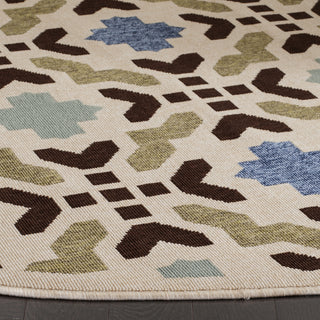 Safavieh Veranda VER080 Cream/Aqua Area Rug 