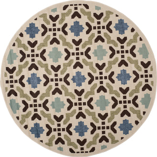 Safavieh Veranda VER080 Cream/Aqua Area Rug 