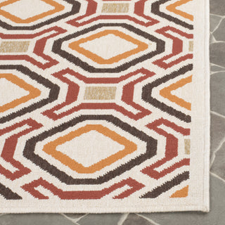 Safavieh Veranda VER089 Creme/Red Area Rug 