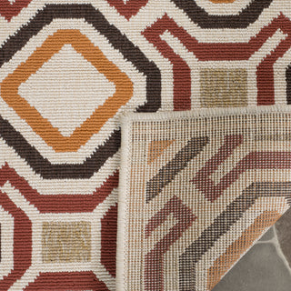 Safavieh Veranda VER089 Creme/Red Area Rug 