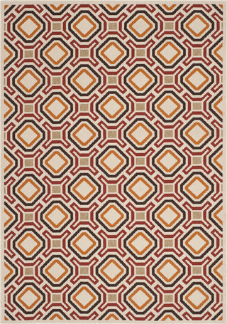 Safavieh Veranda VER089 Creme/Red Area Rug 