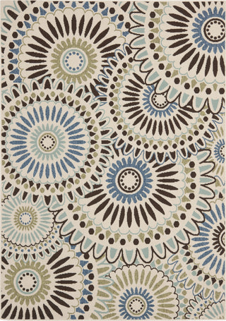 Safavieh Veranda VER091 Cream/Blue Area Rug 