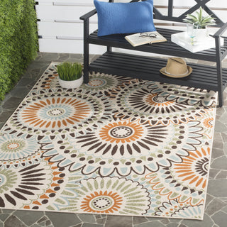 Safavieh Veranda VER091 Cream/Chocolate Area Rug  Feature