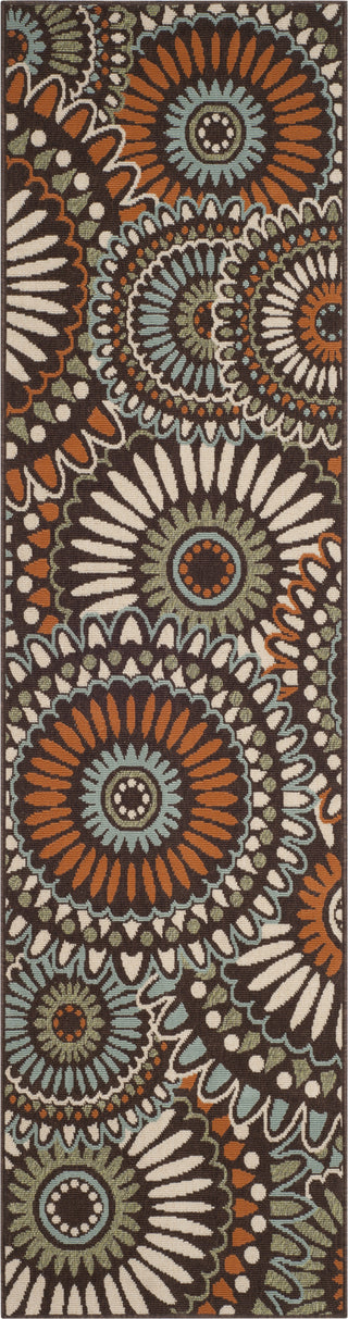 Safavieh Veranda VER091 Chocolate/Terracotta Area Rug 