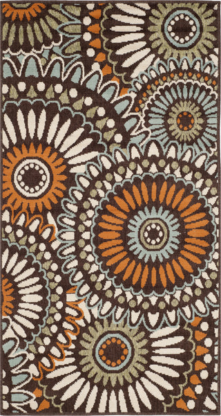 Safavieh Veranda VER091 Chocolate/Terracotta Area Rug main image