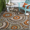 Safavieh Veranda VER091 Chocolate/Terracotta Area Rug  Feature