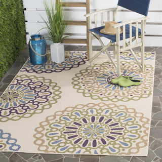 Safavieh Veranda VER092 Cream/Green Area Rug  Feature