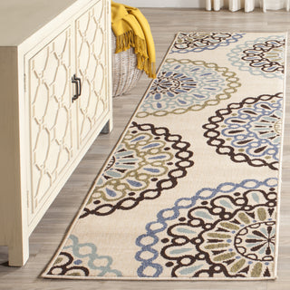 Safavieh Veranda VER092 Cream/Blue Area Rug Room Scene Feature