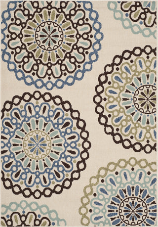 Safavieh Veranda VER092 Cream/Blue Area Rug 