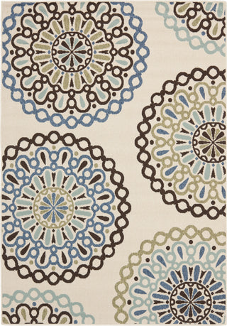 Safavieh Veranda VER092 Cream/Blue Area Rug 