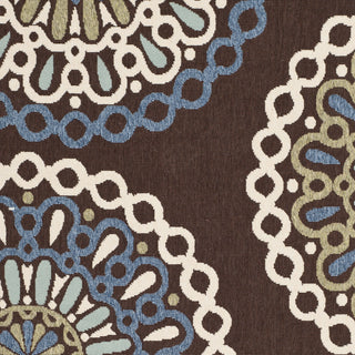 Safavieh Veranda VER092 Chocolate/Blue Area Rug 