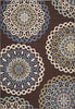 Safavieh Veranda VER092 Chocolate/Blue Area Rug 