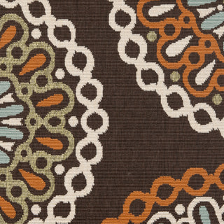 Safavieh Veranda VER092 Chocolate/Terracotta Area Rug 