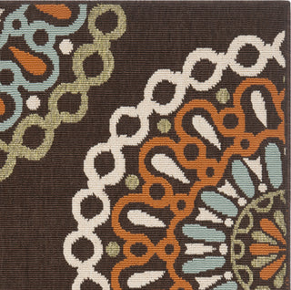 Safavieh Veranda VER092 Chocolate/Terracotta Area Rug 