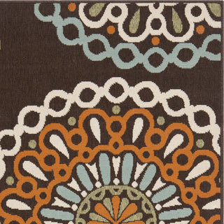 Safavieh Veranda VER092 Chocolate/Terracotta Area Rug 