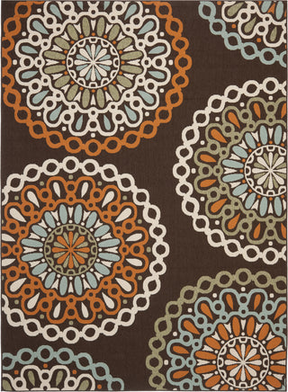 Safavieh Veranda VER092 Chocolate/Terracotta Area Rug 