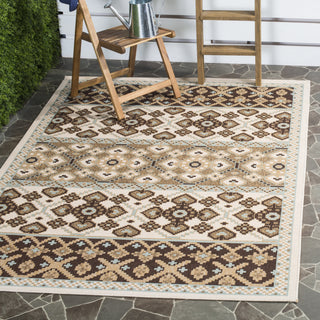 Safavieh Veranda VER093 Cream/Chocolate Area Rug  Feature