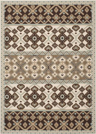 Safavieh Veranda VER093 Cream/Chocolate Area Rug 