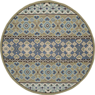 Safavieh Veranda VER093 Green/Blue Area Rug 