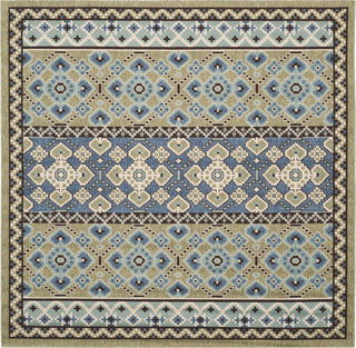 Safavieh Veranda VER093 Green/Blue Area Rug 