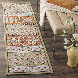 Safavieh Veranda VER093 Green/Terracotta Area Rug 