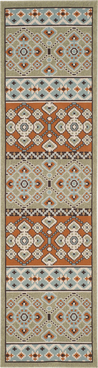 Safavieh Veranda VER093 Green/Terracotta Area Rug 