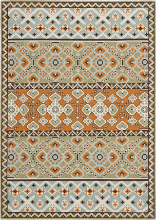 Safavieh Veranda VER093 Green/Terracotta Area Rug 