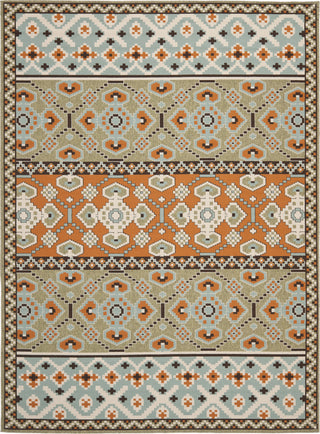 Safavieh Veranda VER093 Green/Terracotta Area Rug 