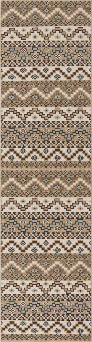 Safavieh Veranda VER095 Creme/Brown Area Rug 