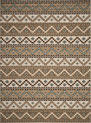 Safavieh Veranda VER095 Creme/Brown Area Rug 