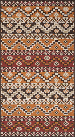 Safavieh Veranda VER095 Red/Chocolate Area Rug main image