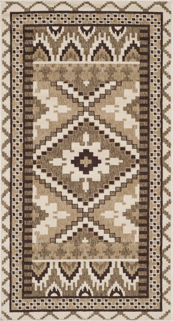 Safavieh Veranda VER096 Creme/Brown Area Rug main image