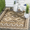 Safavieh Veranda VER096 Creme/Brown Area Rug  Feature
