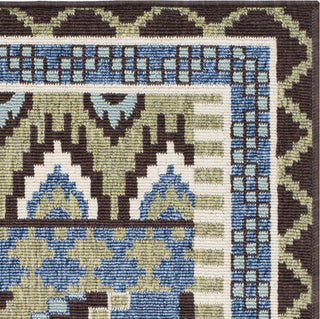 Safavieh Veranda VER096 Green/Chocolate Area Rug 