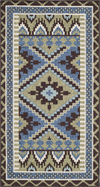 Safavieh Veranda VER096 Green/Chocolate Area Rug main image