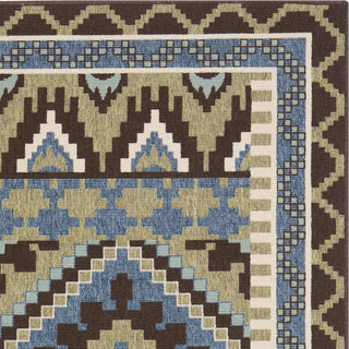 Safavieh Veranda VER096 Green/Chocolate Area Rug 