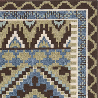 Safavieh Veranda VER096 Green/Chocolate Area Rug 