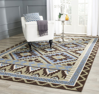 Safavieh Veranda VER096 Green/Chocolate Area Rug 