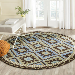 Safavieh Veranda VER096 Green/Chocolate Area Rug 