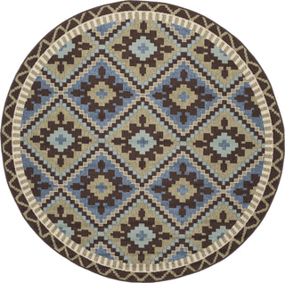 Safavieh Veranda VER096 Green/Chocolate Area Rug 