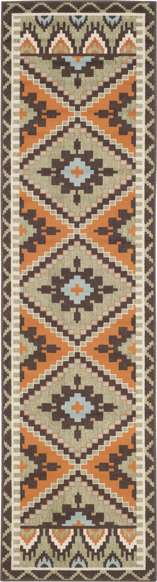 Safavieh Veranda VER096 Green/Terracotta Area Rug 