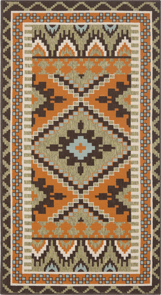 Safavieh Veranda VER096 Green/Terracotta Area Rug main image