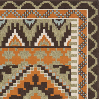 Safavieh Veranda VER096 Green/Terracotta Area Rug 