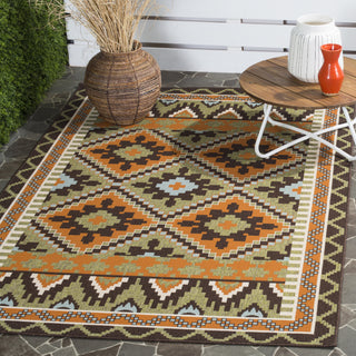 Safavieh Veranda VER096 Green/Terracotta Area Rug 