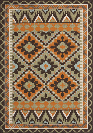 Safavieh Veranda VER096 Green/Terracotta Area Rug 